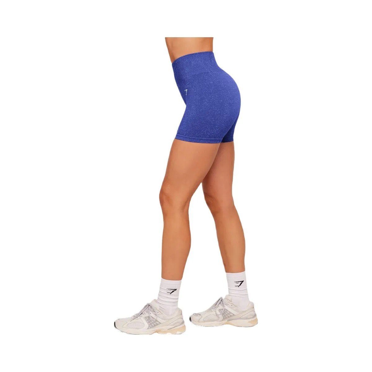 Gymshark Adapt Fleck Seamless Shorts "Force Blue Steady Purple" - HypeFly India View 3