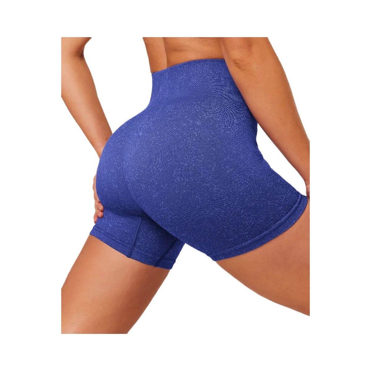 Gymshark Adapt Fleck Seamless Shorts "Force Blue Steady Purple" - HypeFly India View 5