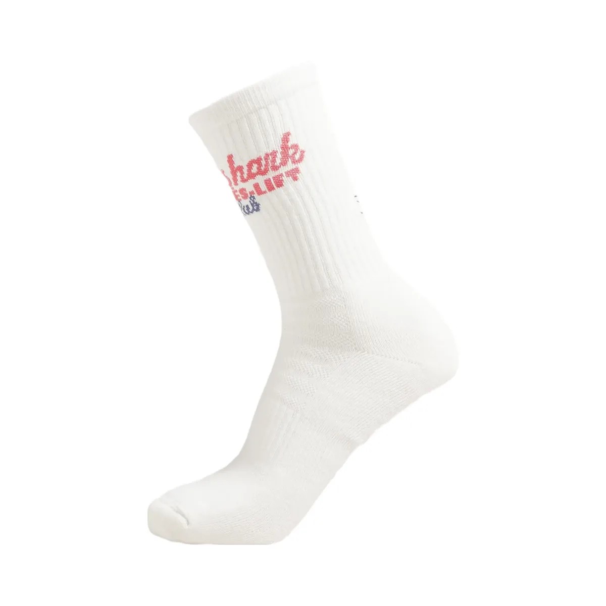 Gymshark Apres Lift Graphic Crew Sock Single "Soft White" - HypeFly India View 1
