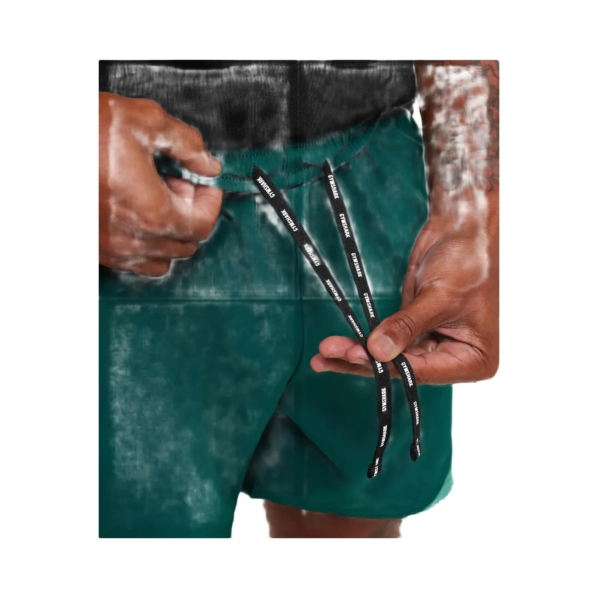 Gymshark Arrival Block 6" Shorts "Weighted Teal" - HypeFly India View 5