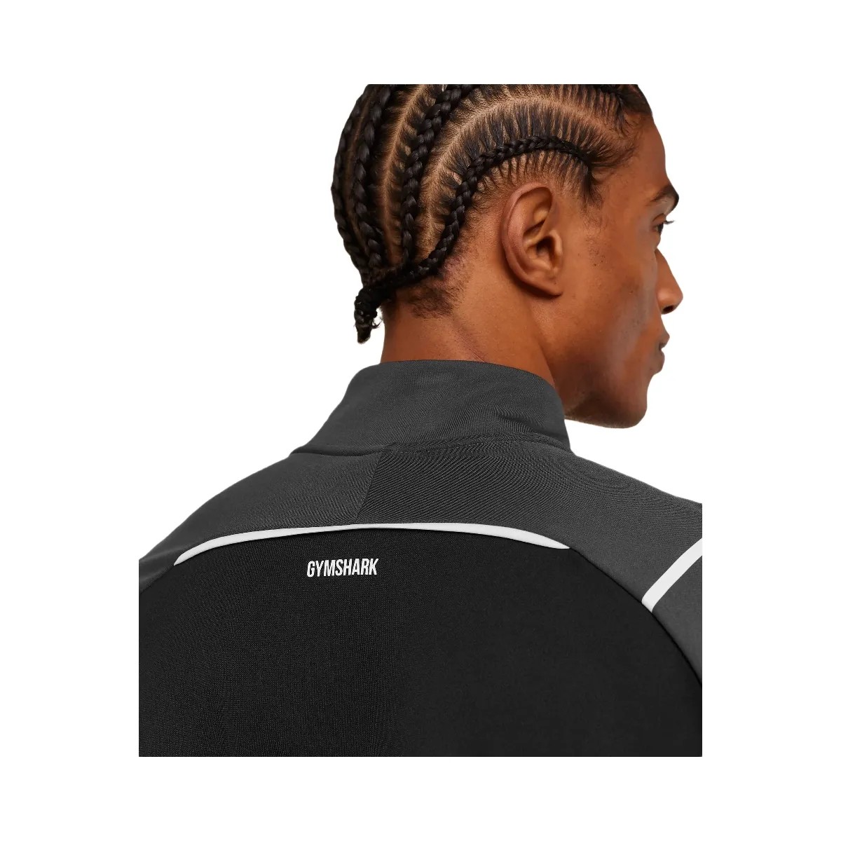 Gymshark Arrival Contrast 1/4 Zip "Grey Black" - HypeFly India View 6
