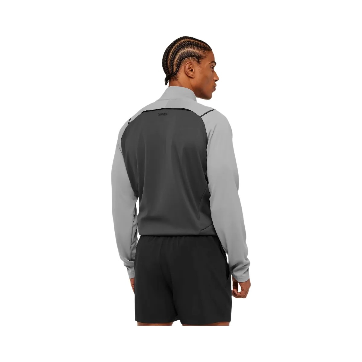 Gymshark Arrival Contrast 1/4 Zip "Smokey Grey Grey" - HypeFly India View 2