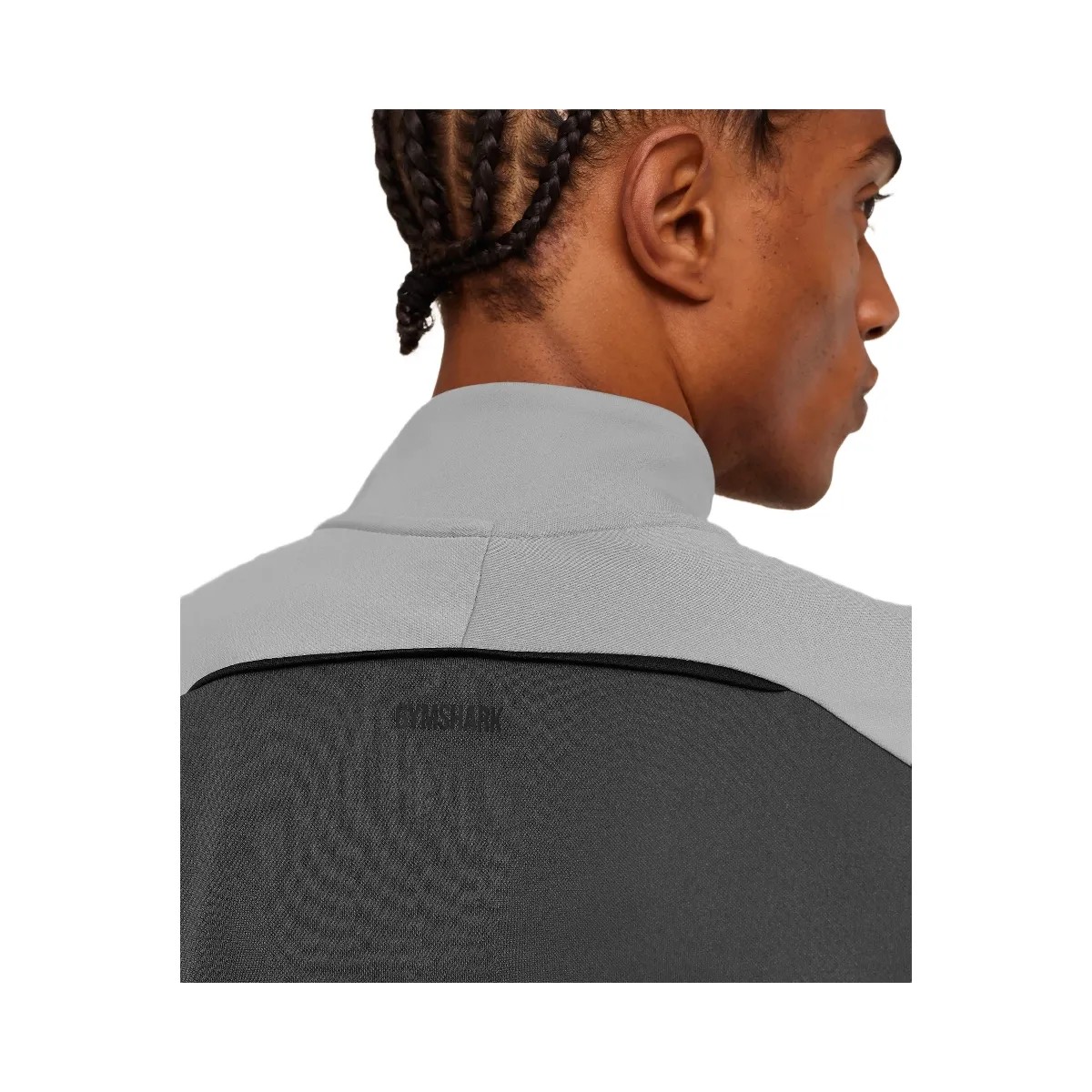 Gymshark Arrival Contrast 1/4 Zip "Smokey Grey Grey" - HypeFly India View 6