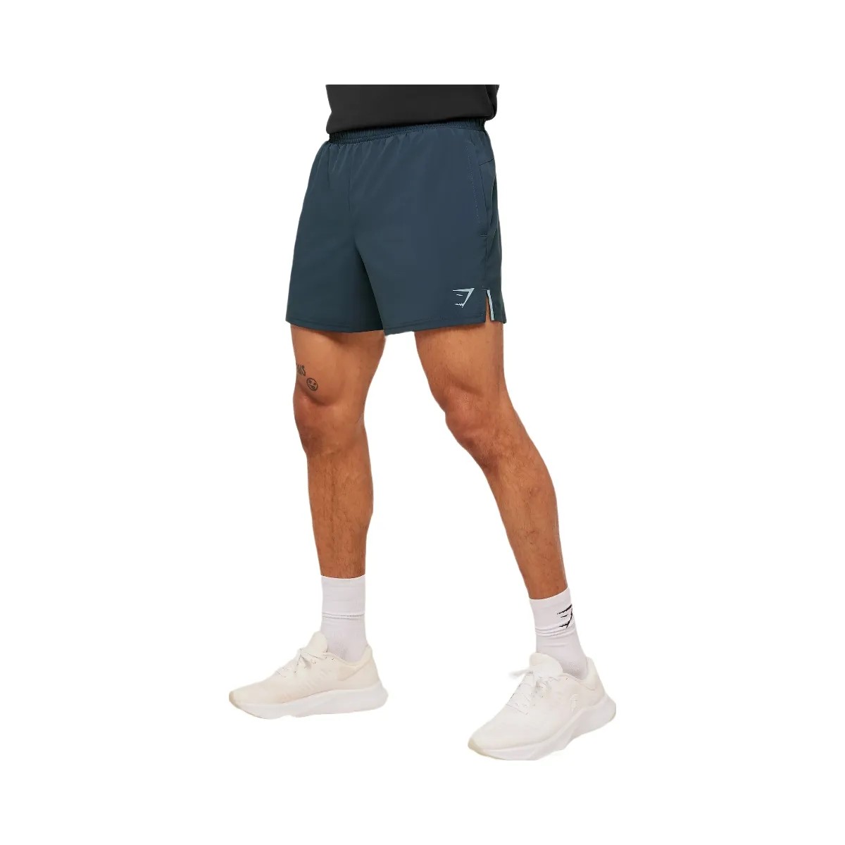 Gymshark Arrival Contrast Shorts "Stealth Blue Flow Blue" - HypeFly India View 2