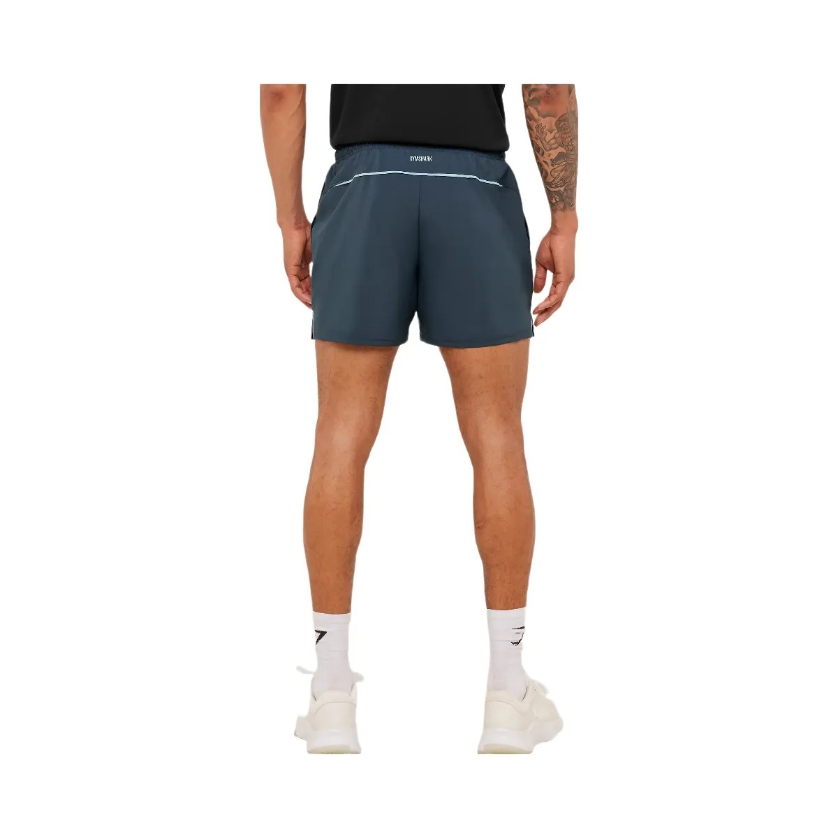 Gymshark Arrival Contrast Shorts "Stealth Blue Flow Blue" - HypeFly India View 3