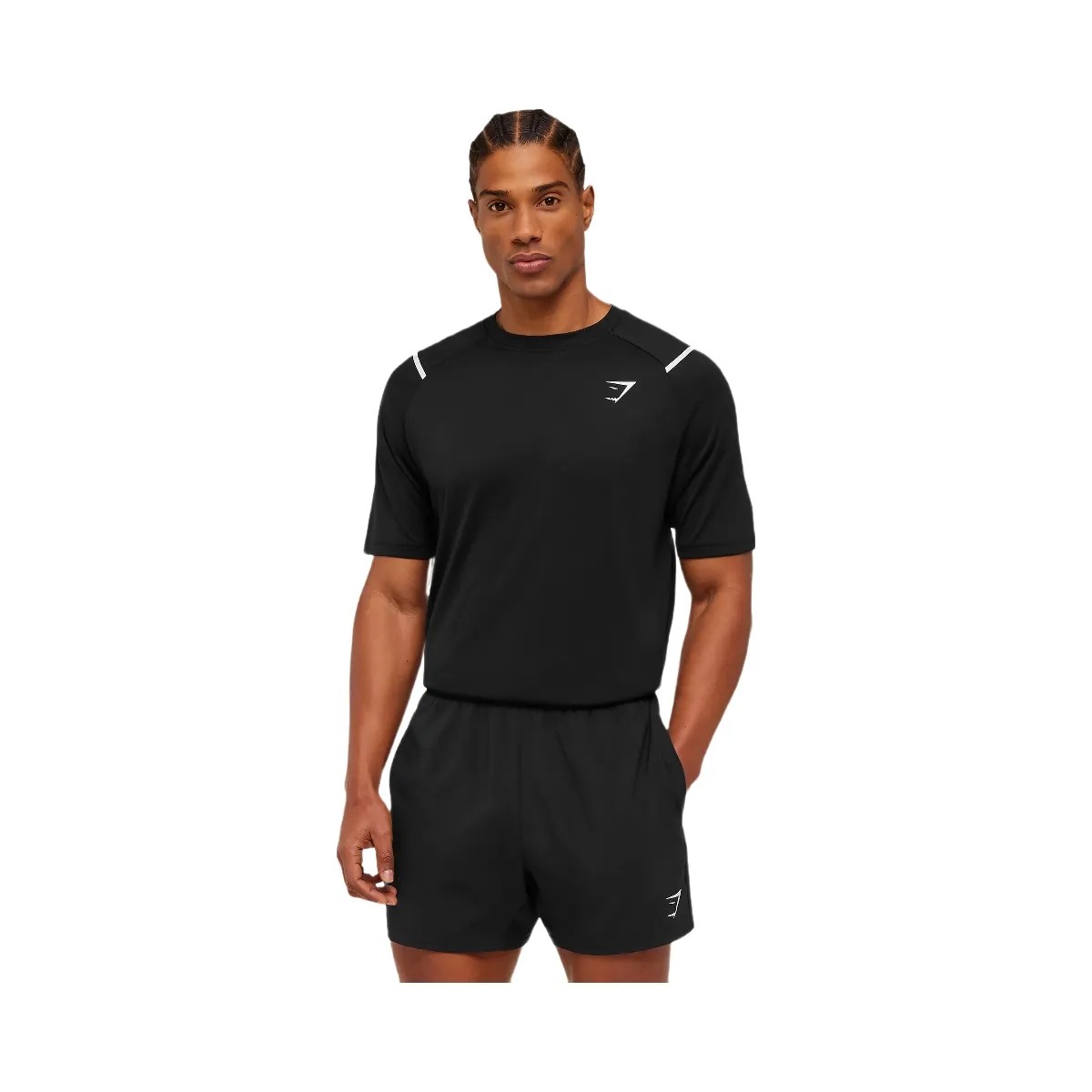 Gymshark Arrival Contrast T-Shirt "Black" - HypeFly India View 1