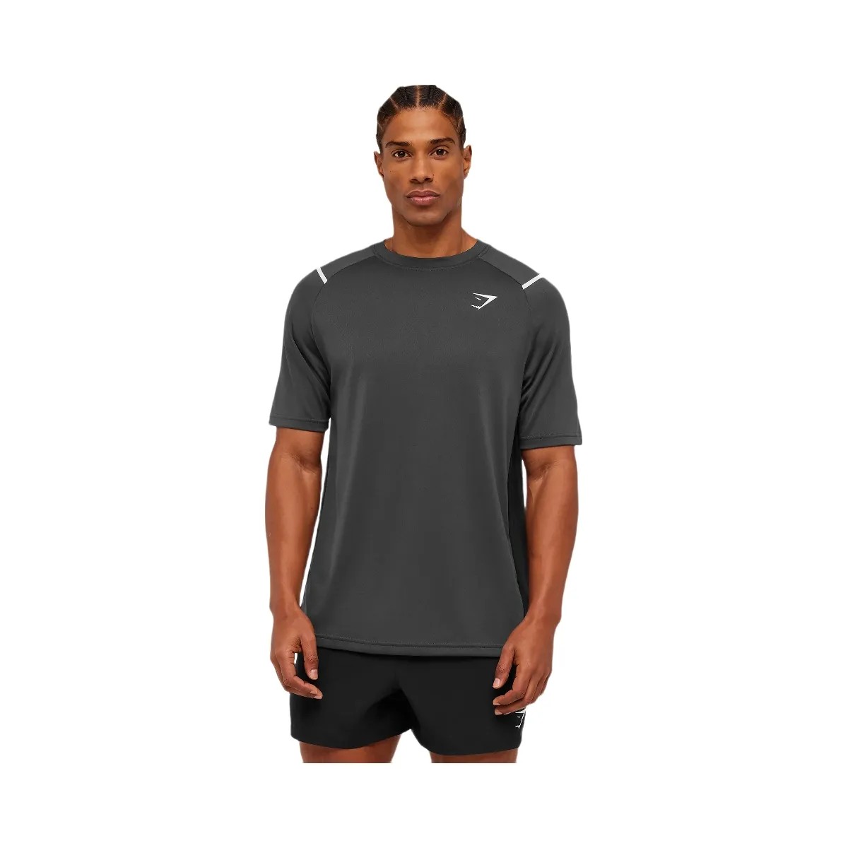 Gymshark Arrival Contrast T-Shirt "Grey Black" - HypeFly India View 4