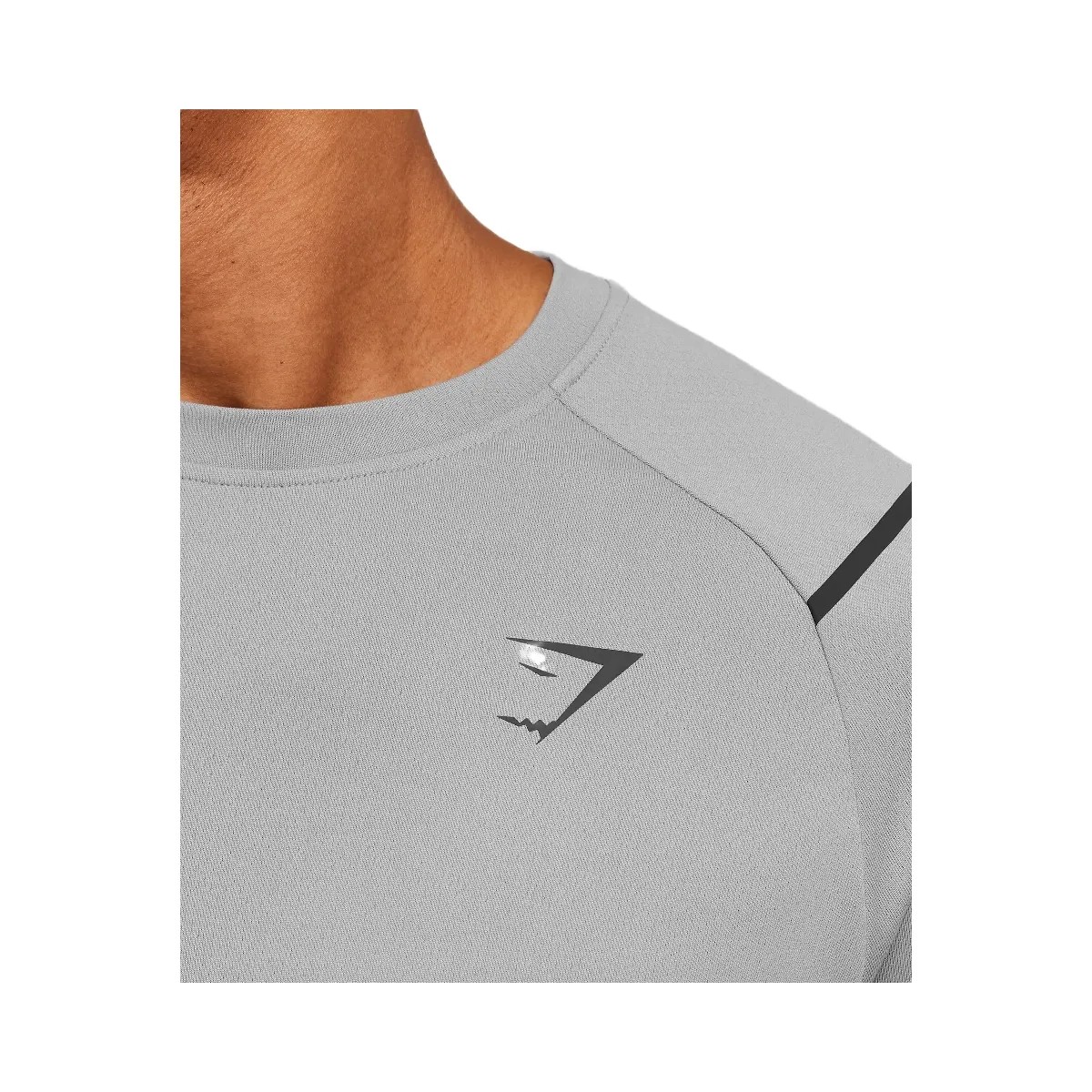 Gymshark Arrival Contrast T-Shirt "Smokey Grey Grey" - HypeFly India View 6