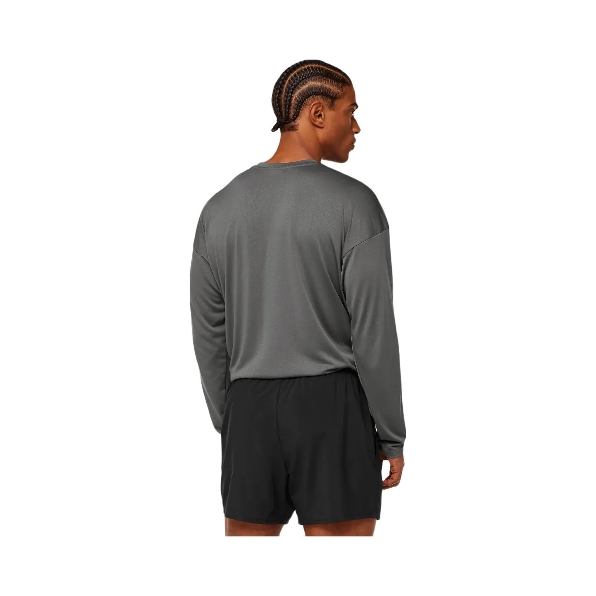 Gymshark Arrival Oversized Long Sleeve T-Shirt "Silhouette Grey" - HypeFly India View 3