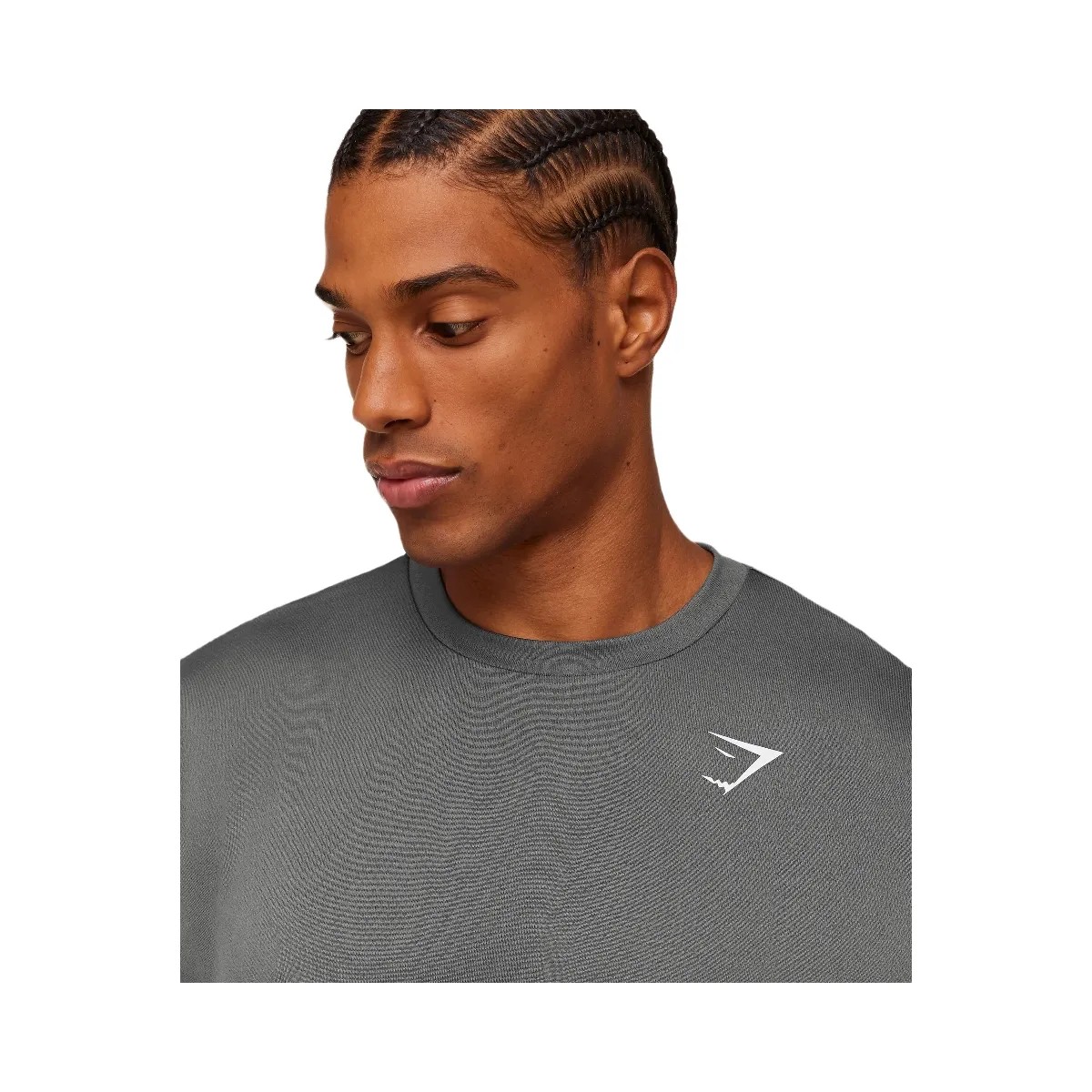 Gymshark Arrival Oversized Long Sleeve T-Shirt "Silhouette Grey" - HypeFly India View 5
