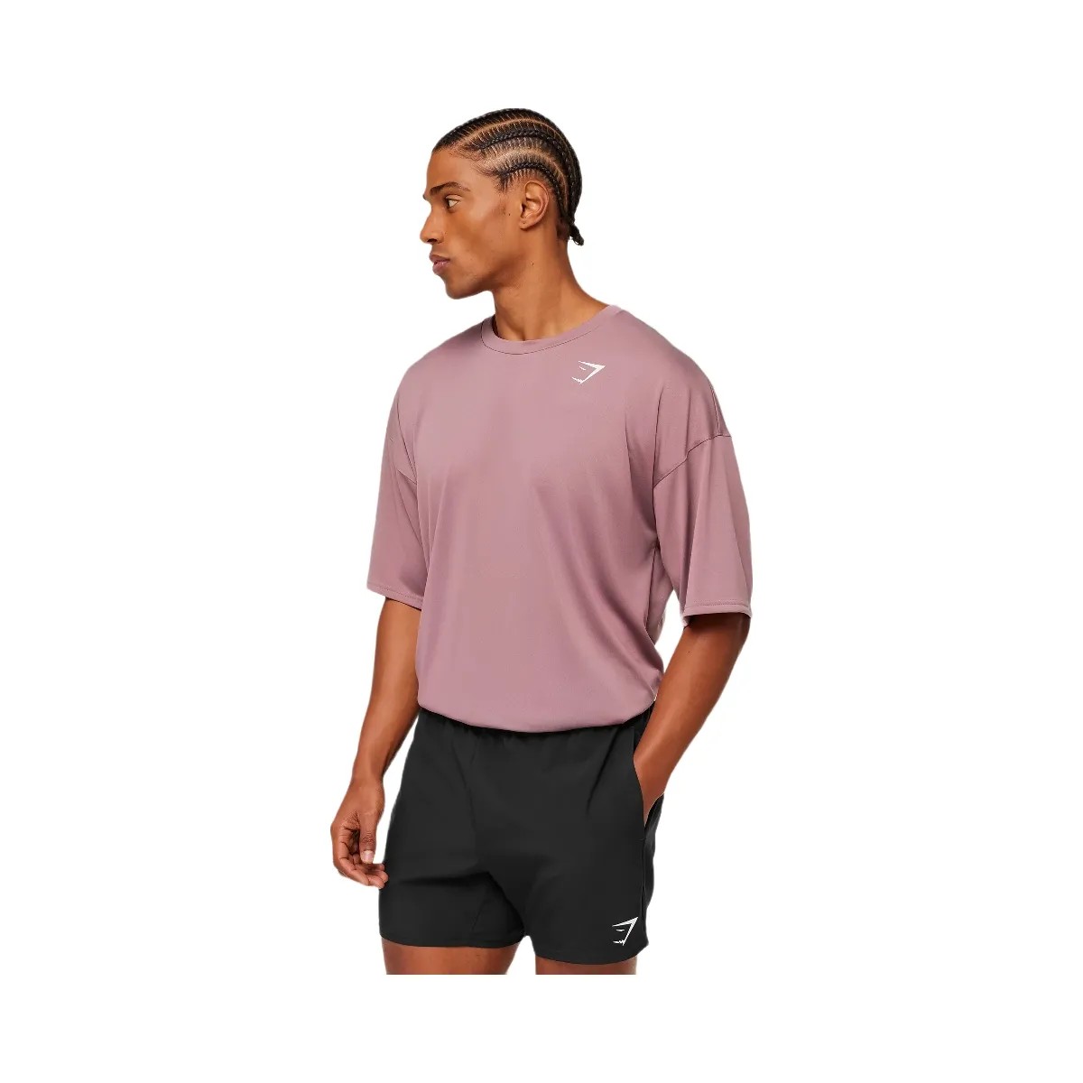 Gymshark Arrival Oversized T-Shirt "Calm Pink" - HypeFly India View 2