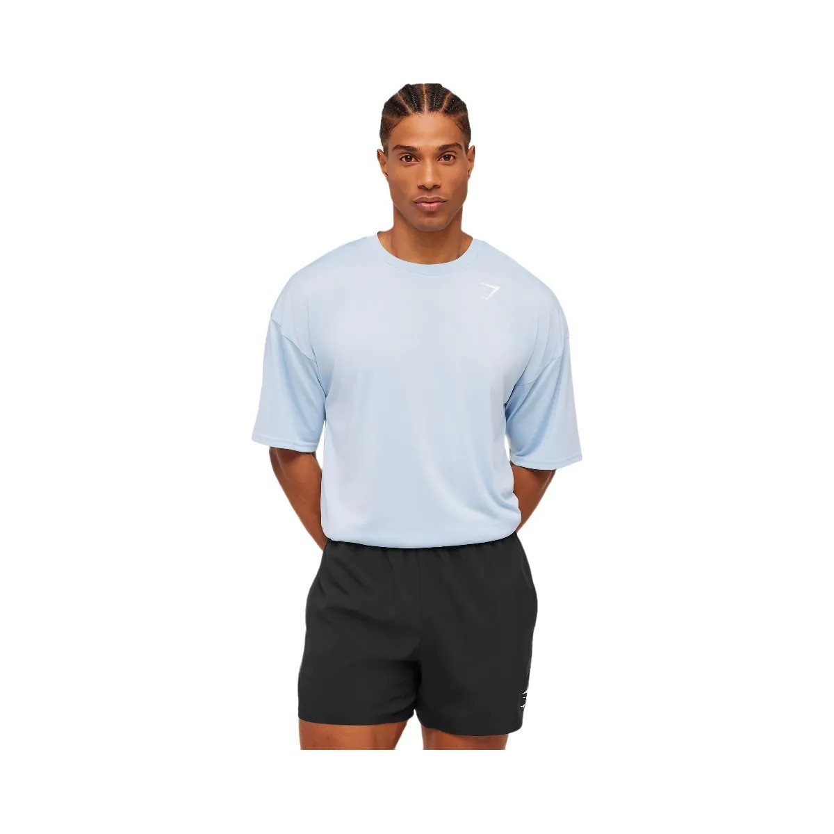 Gymshark Arrival Oversized T-Shirt "Chilled Blue" - HypeFly India View 1
