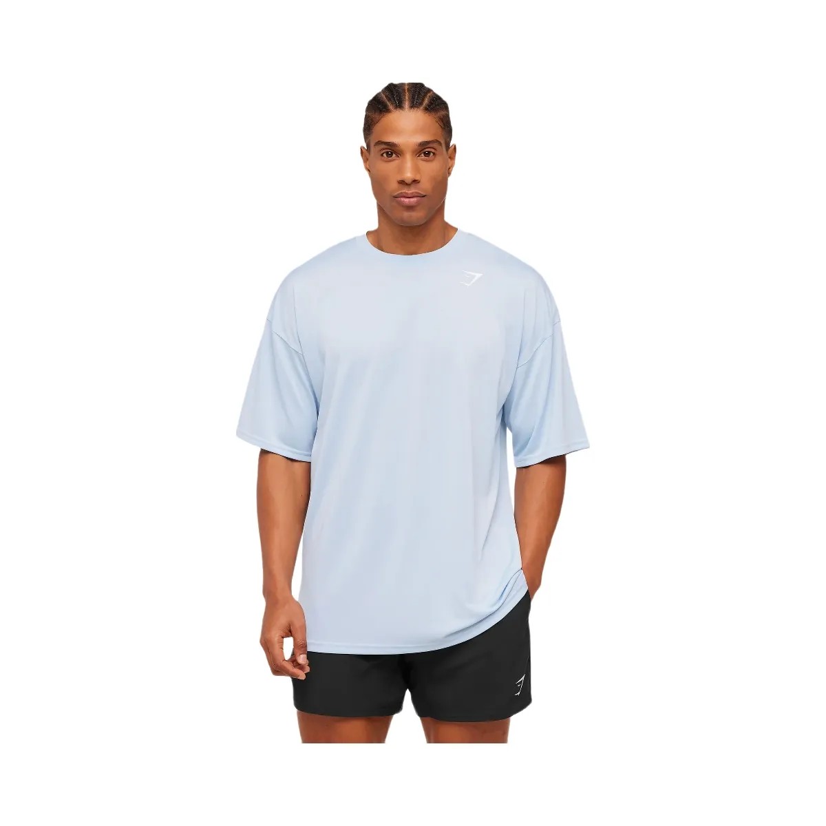 Gymshark Arrival Oversized T-Shirt "Chilled Blue" - HypeFly India View 4