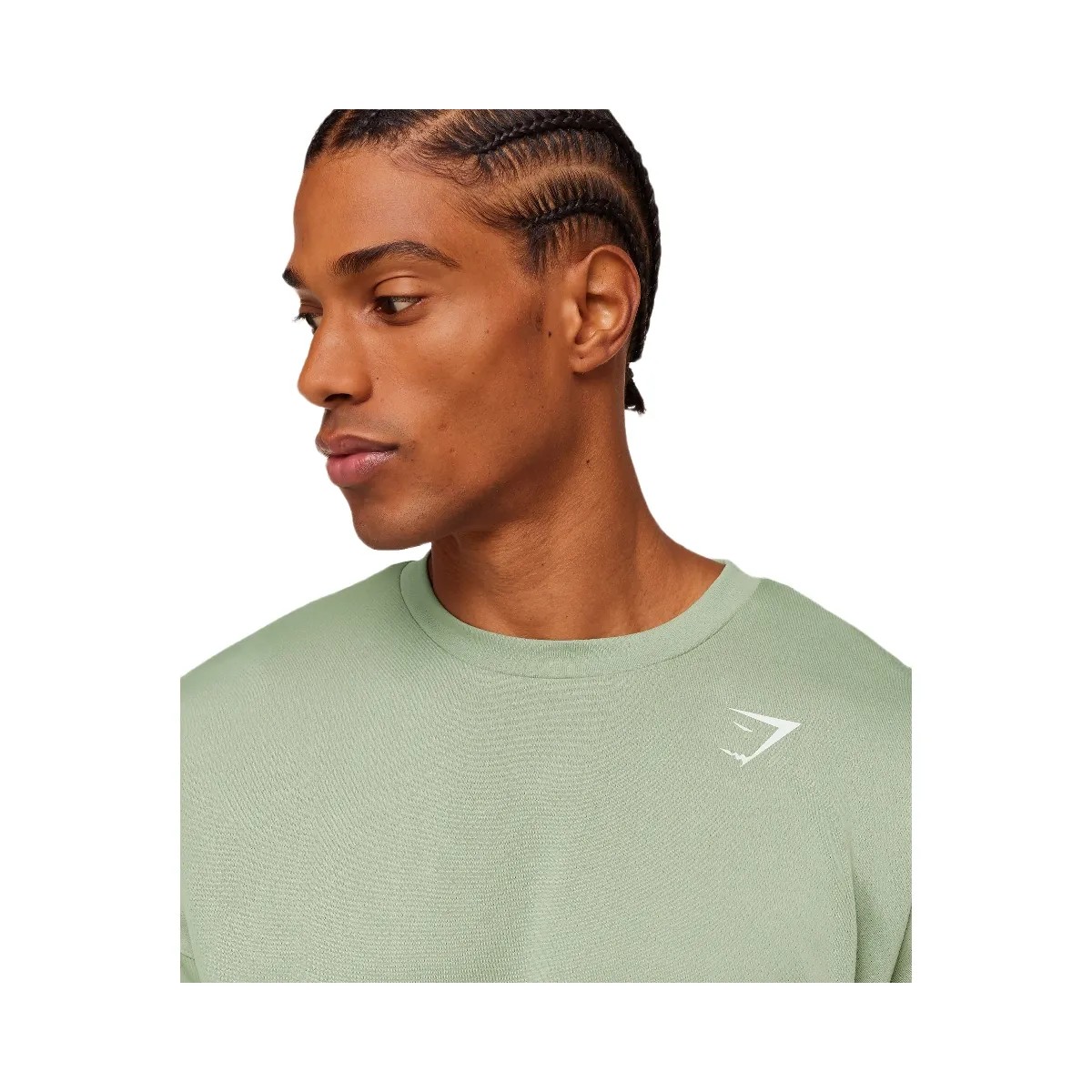 Gymshark Arrival Oversized T-Shirt "GS Haze Green" - HypeFly India View 5