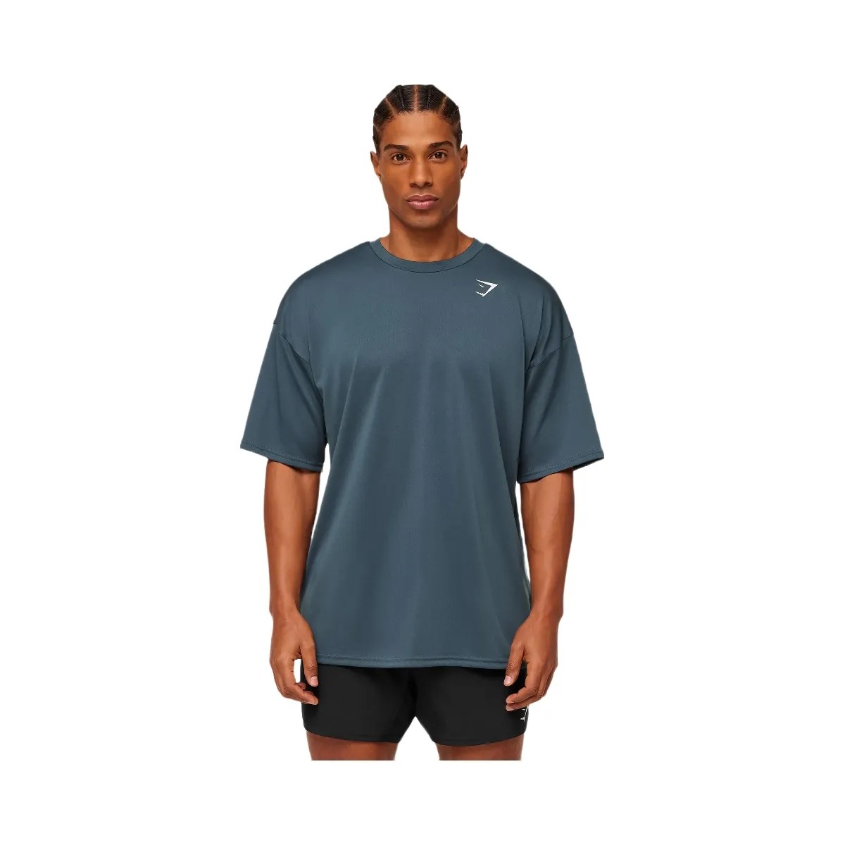 Gymshark Arrival Oversized T-Shirt "GS Stealth Blue" - HypeFly India View 6