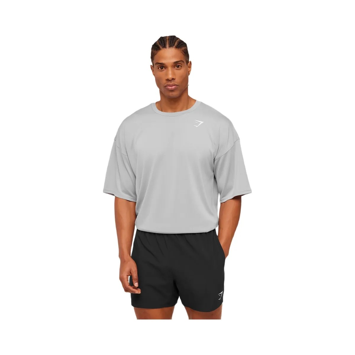 Gymshark Arrival Oversized T-Shirt "Stratus Grey" - HypeFly India View 1