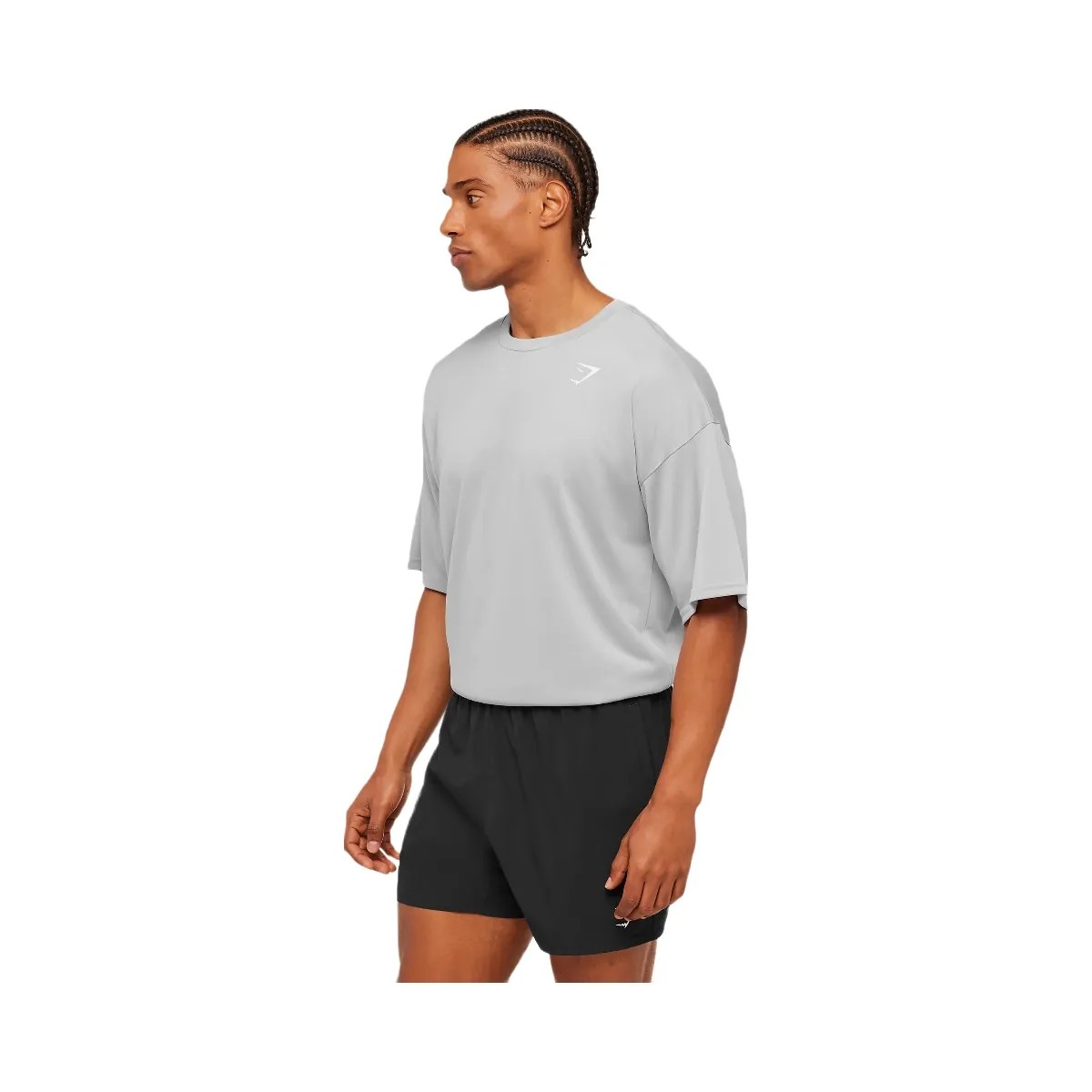 Gymshark Arrival Oversized T-Shirt "Stratus Grey" - HypeFly India View 3