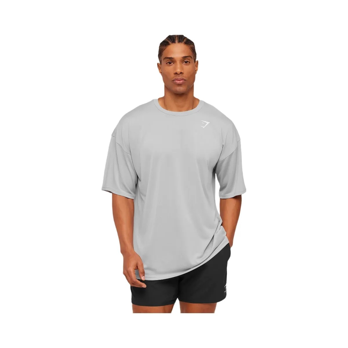 Gymshark Arrival Oversized T-Shirt "Stratus Grey" - HypeFly India View 4