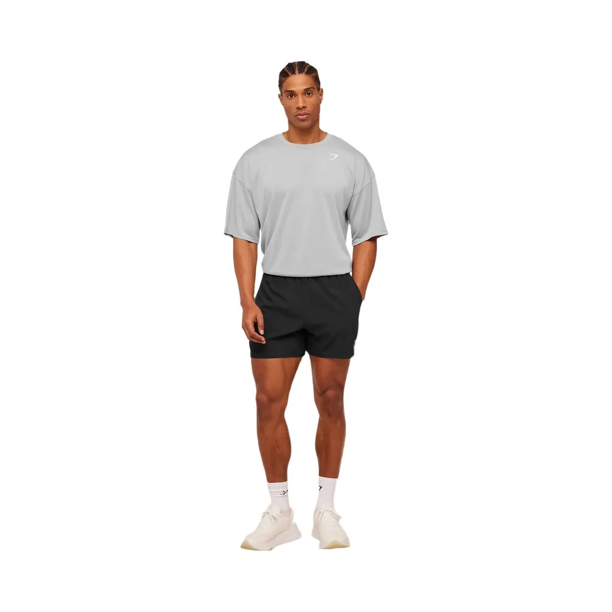 Gymshark Arrival Oversized T-Shirt "Stratus Grey" - HypeFly India View 6