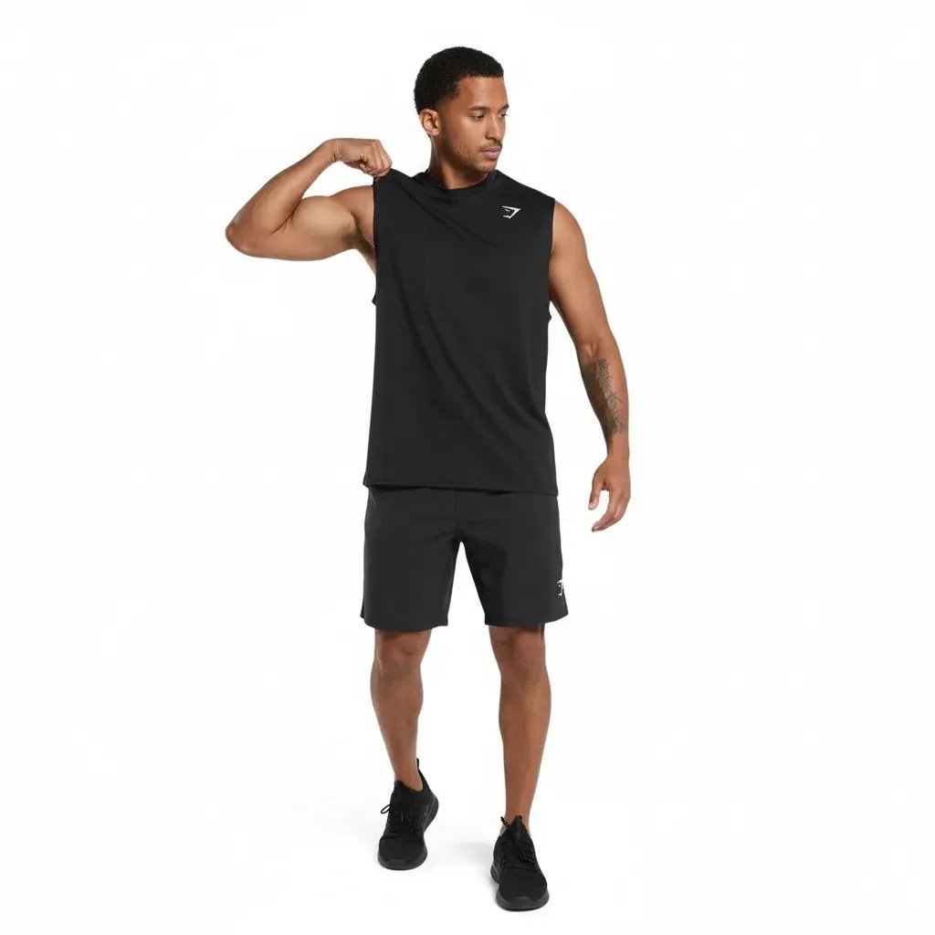gymshark-arrival-oversized-tank-black