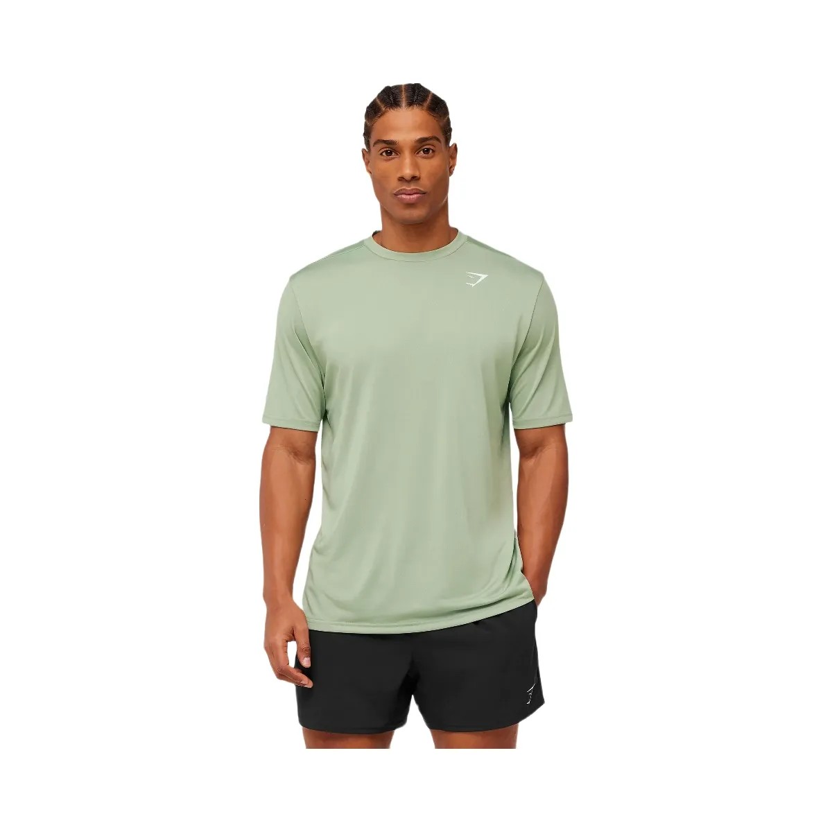 Gymshark Arrival T-Shirt "GS Haze Green" - HypeFly India View 5