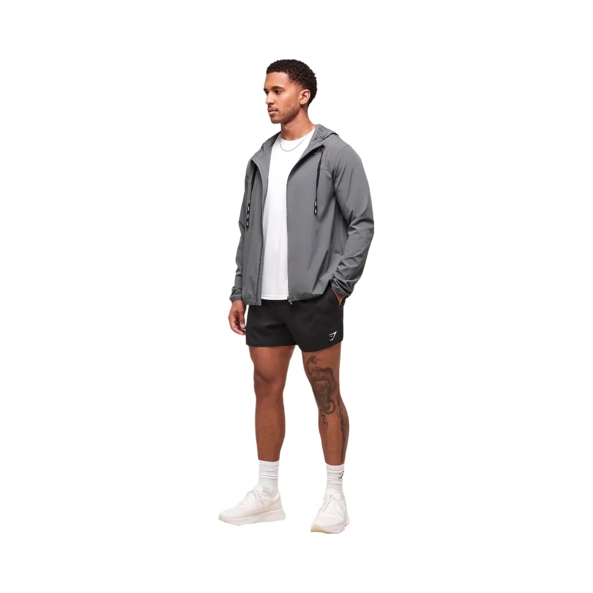 Gymshark Arrival Track Jacket "Silhouette Grey" - HypeFly India View 3