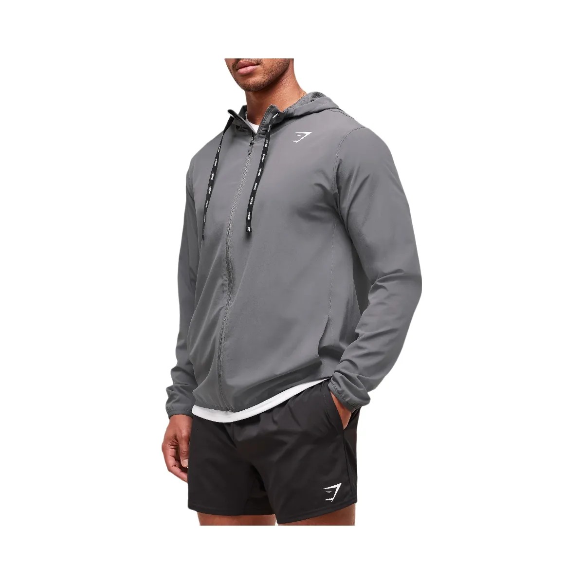 Gymshark Arrival Track Jacket "Silhouette Grey" - HypeFly India View 6