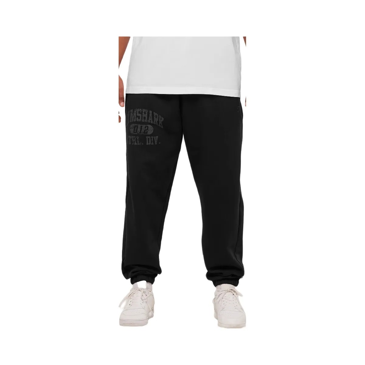 Gymshark Athletic Division Graphic Joggers "GS Black" - HypeFly India View 1