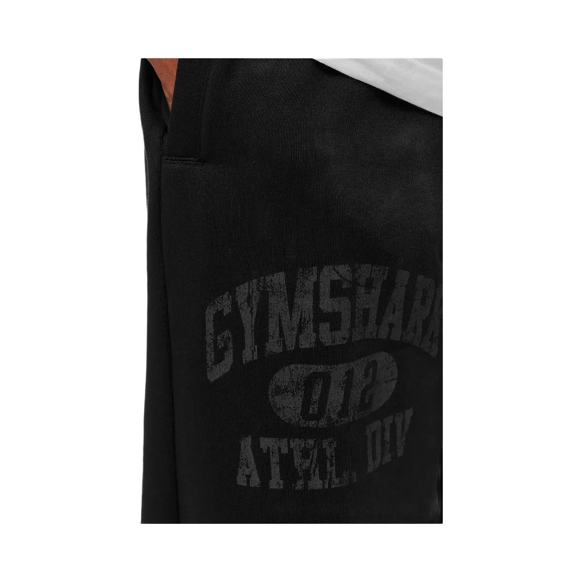 Gymshark Athletic Division Graphic Joggers "GS Black" - HypeFly India View 5