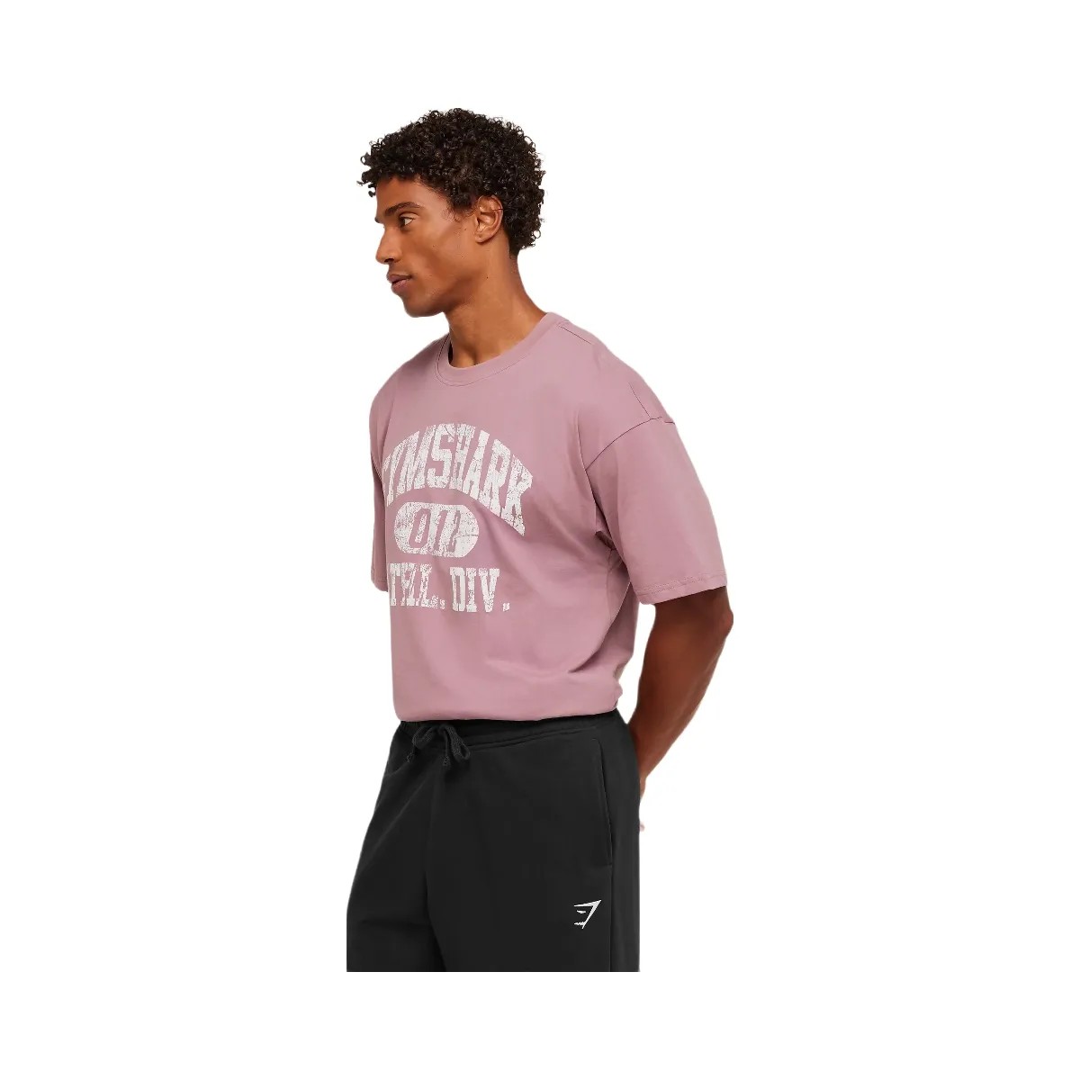 Gymshark Athletic Division Graphic T-Shirt "Calm Pink" - HypeFly India View 3