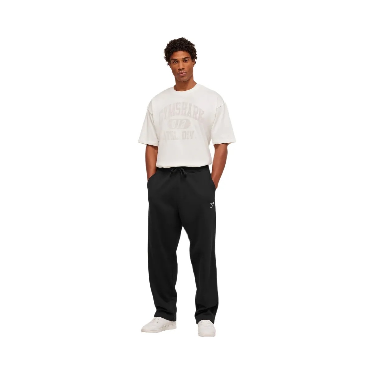 Gymshark Athletic Division Graphic T-Shirt "GS Soft White" - HypeFly India View 4