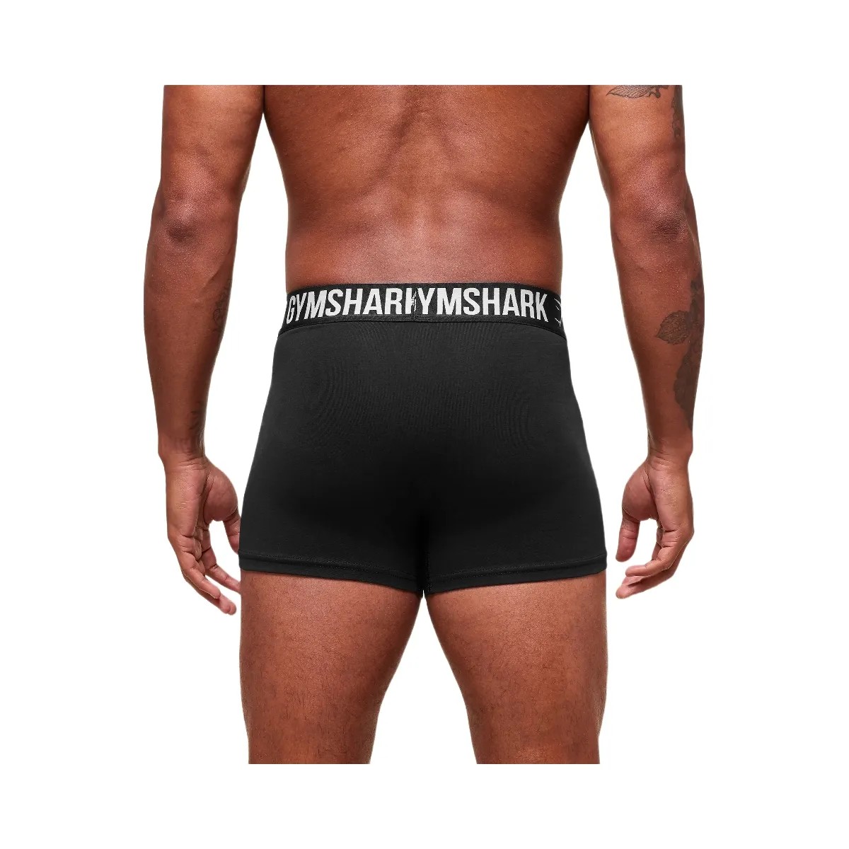 Gymshark Boxer Brief 3PK "Black" - HypeFly India View 3