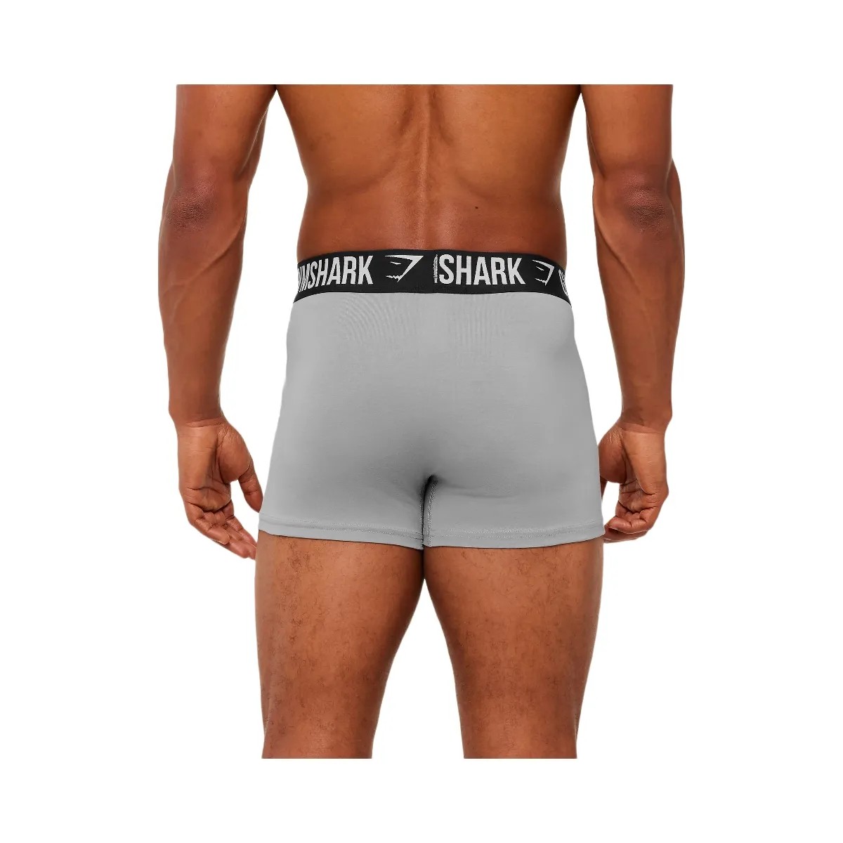 Gymshark Boxer Brief 3PK "GS Smokey Grey GS Smokey Grey GS Smokey Grey" - HypeFly India View 2