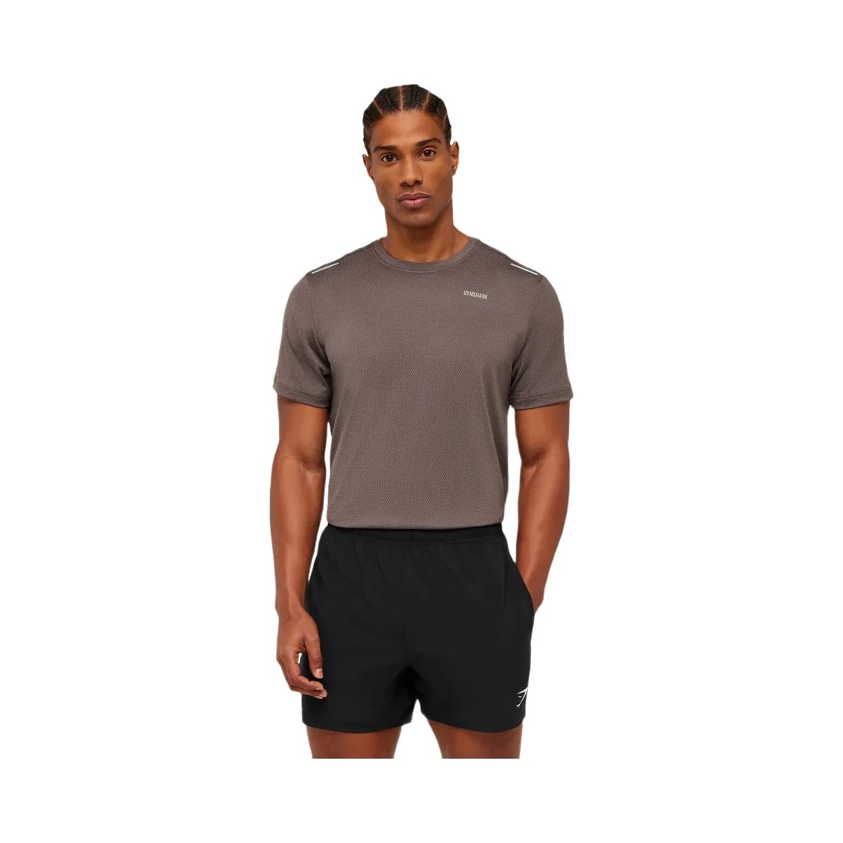 Gymshark Built For More T-Shirt "Cool Brown" - HypeFly India View 1