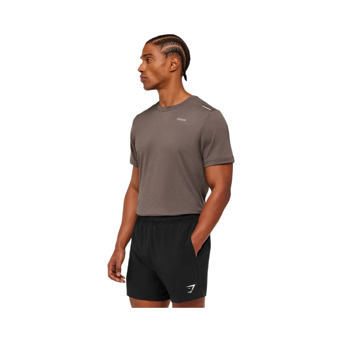 Gymshark Built For More T-Shirt "Cool Brown" - HypeFly India View 3
