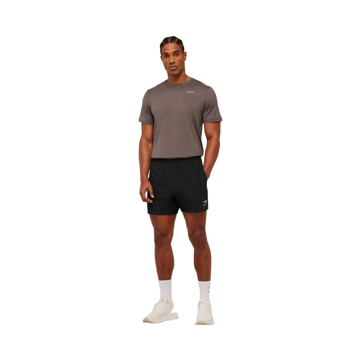 Gymshark Built For More T-Shirt "Cool Brown" - HypeFly India View 5