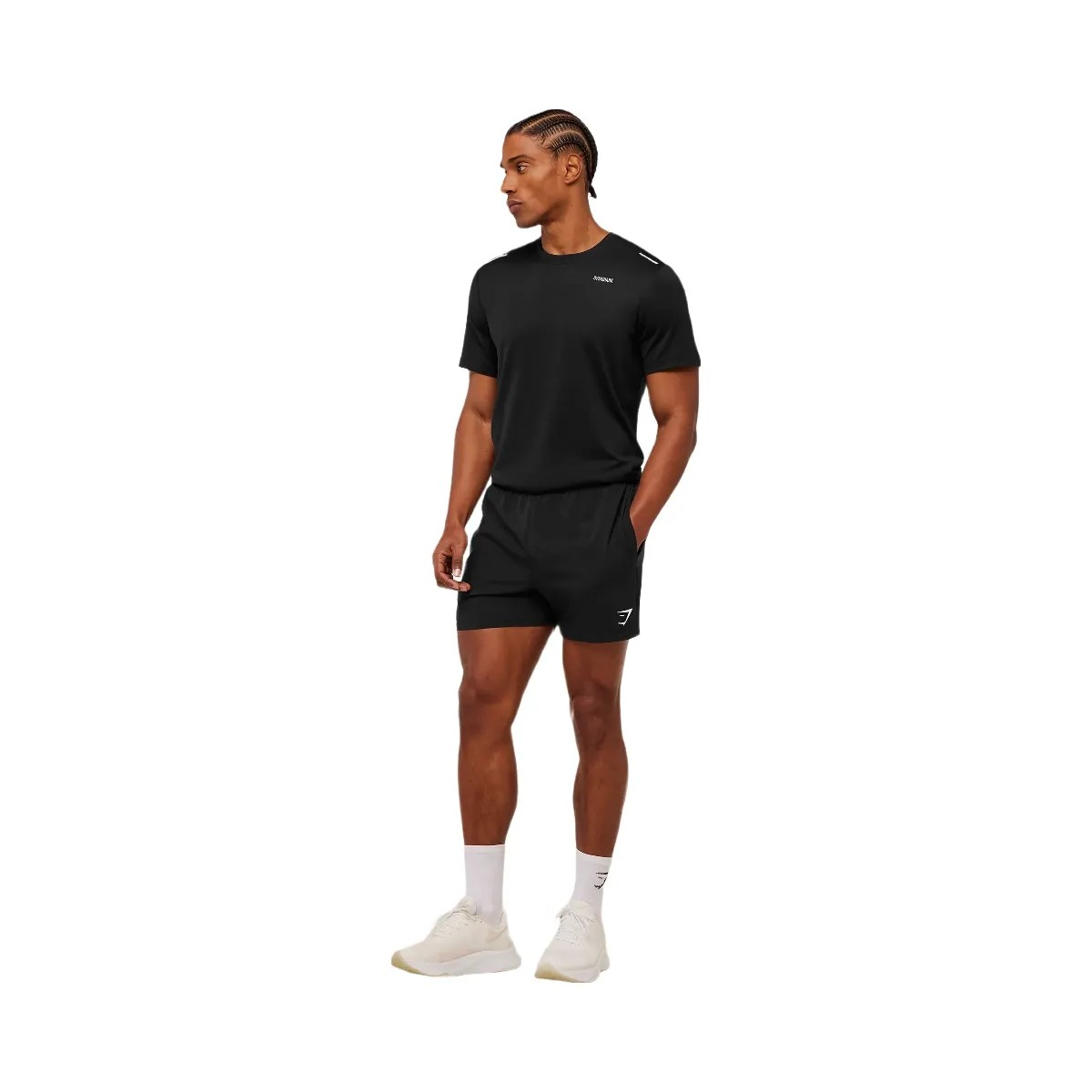 Gymshark Built For More T-Shirt "GS Black" - HypeFly India View 5