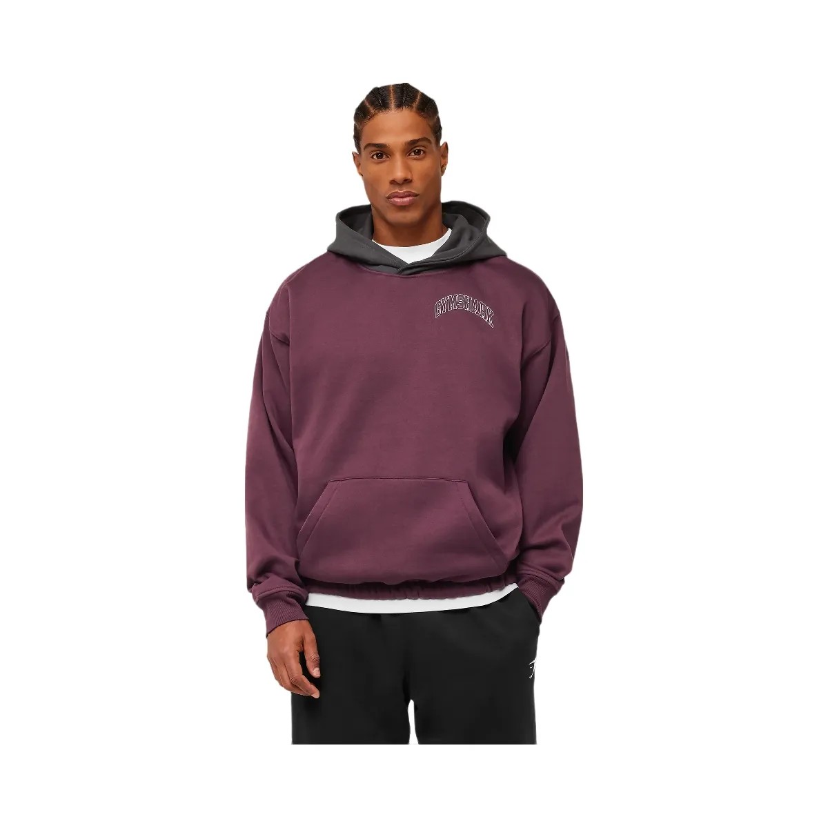Gymshark Collegiate Tech Hoodie "GS Impact Burgundy" - HypeFly India View 1