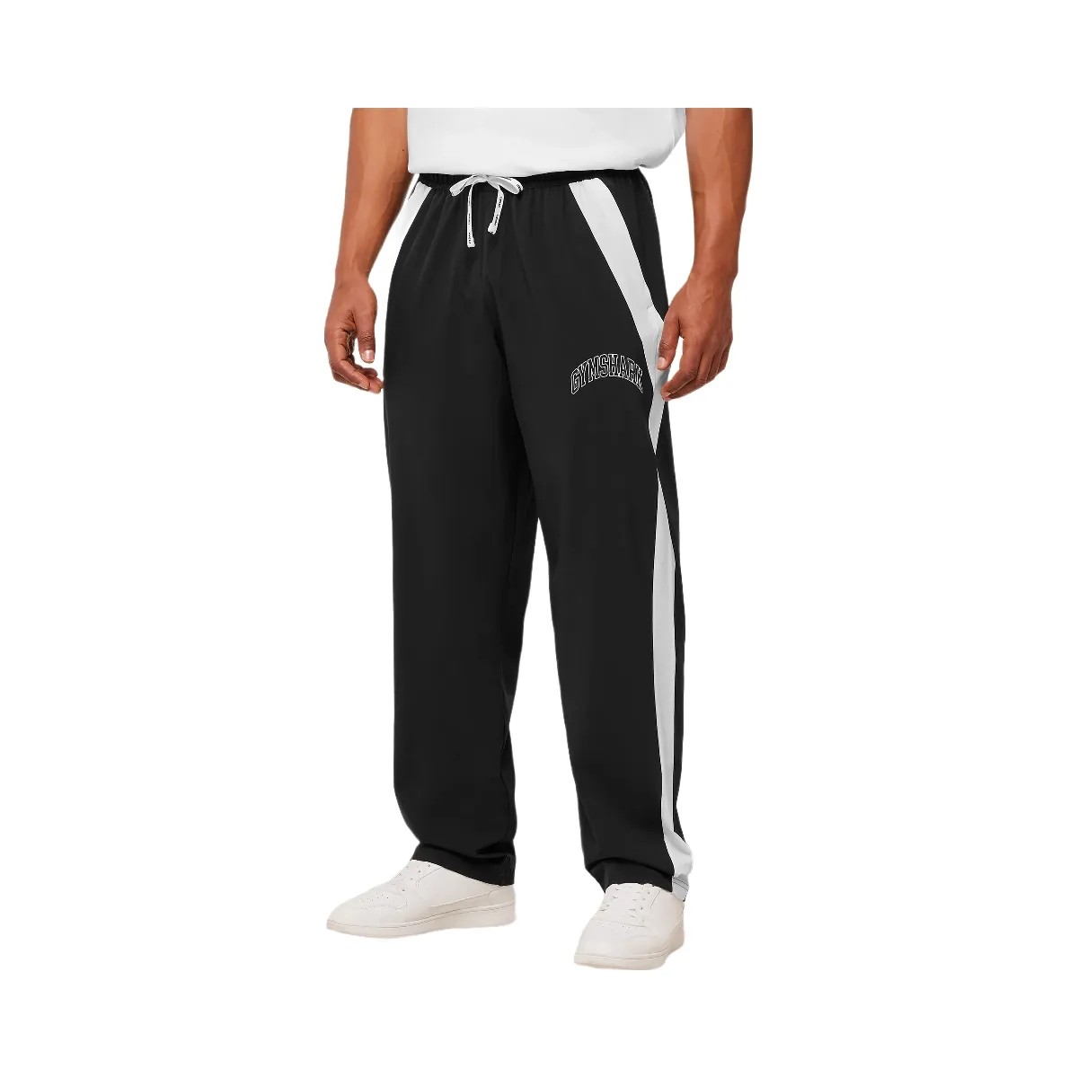 Gymshark Collegiate Tech Pants "GS Black" - HypeFly India View 3