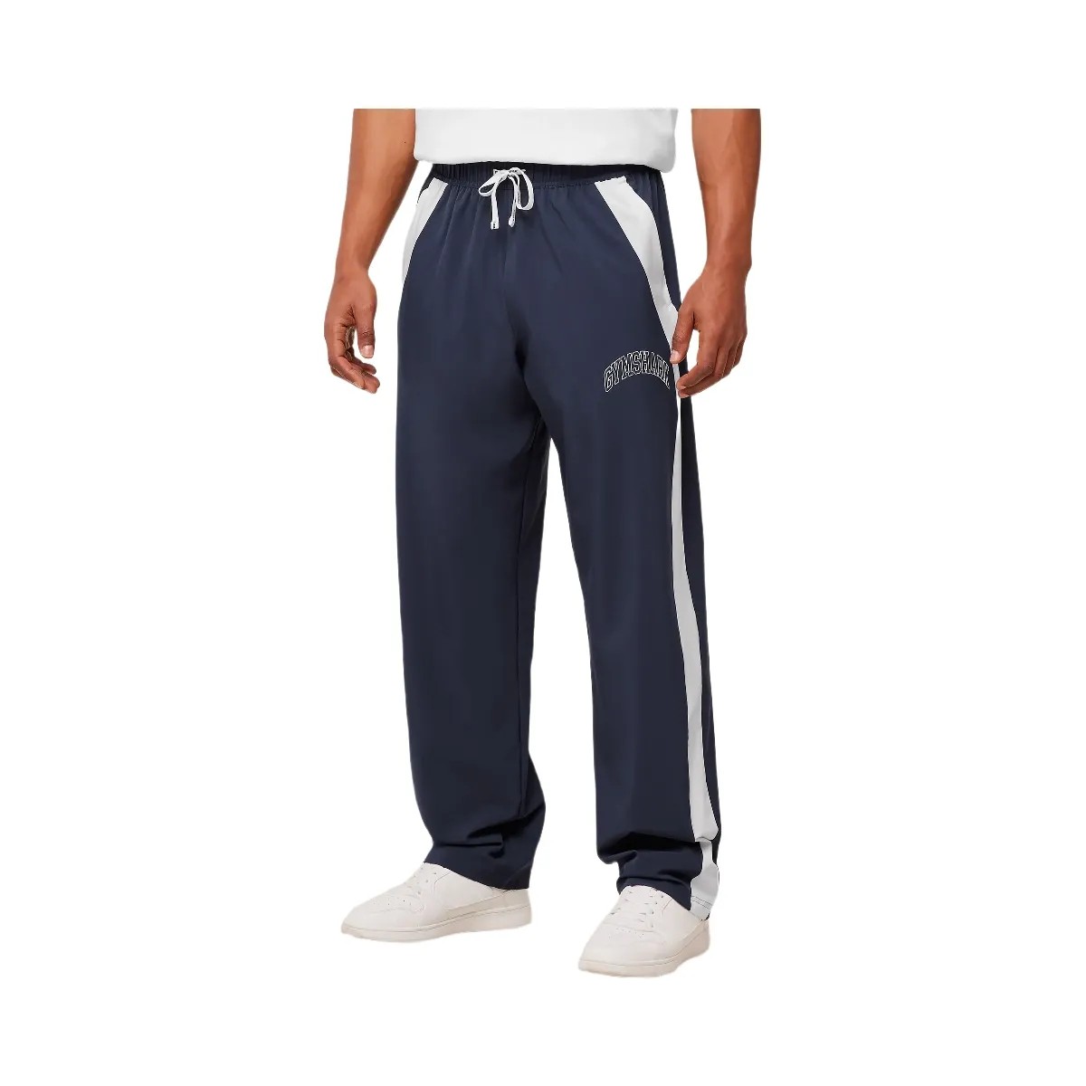 Gymshark Collegiate Tech Pants "Heavy Blue" - HypeFly India View 3