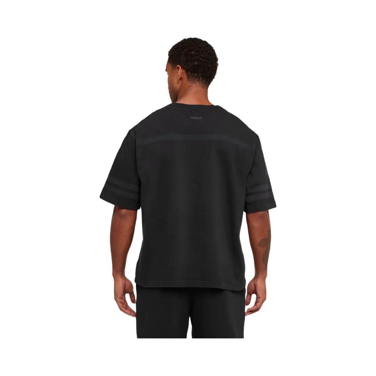 Gymshark Collegiate Washed Jersey T-Shirt "Black" - HypeFly India View 3