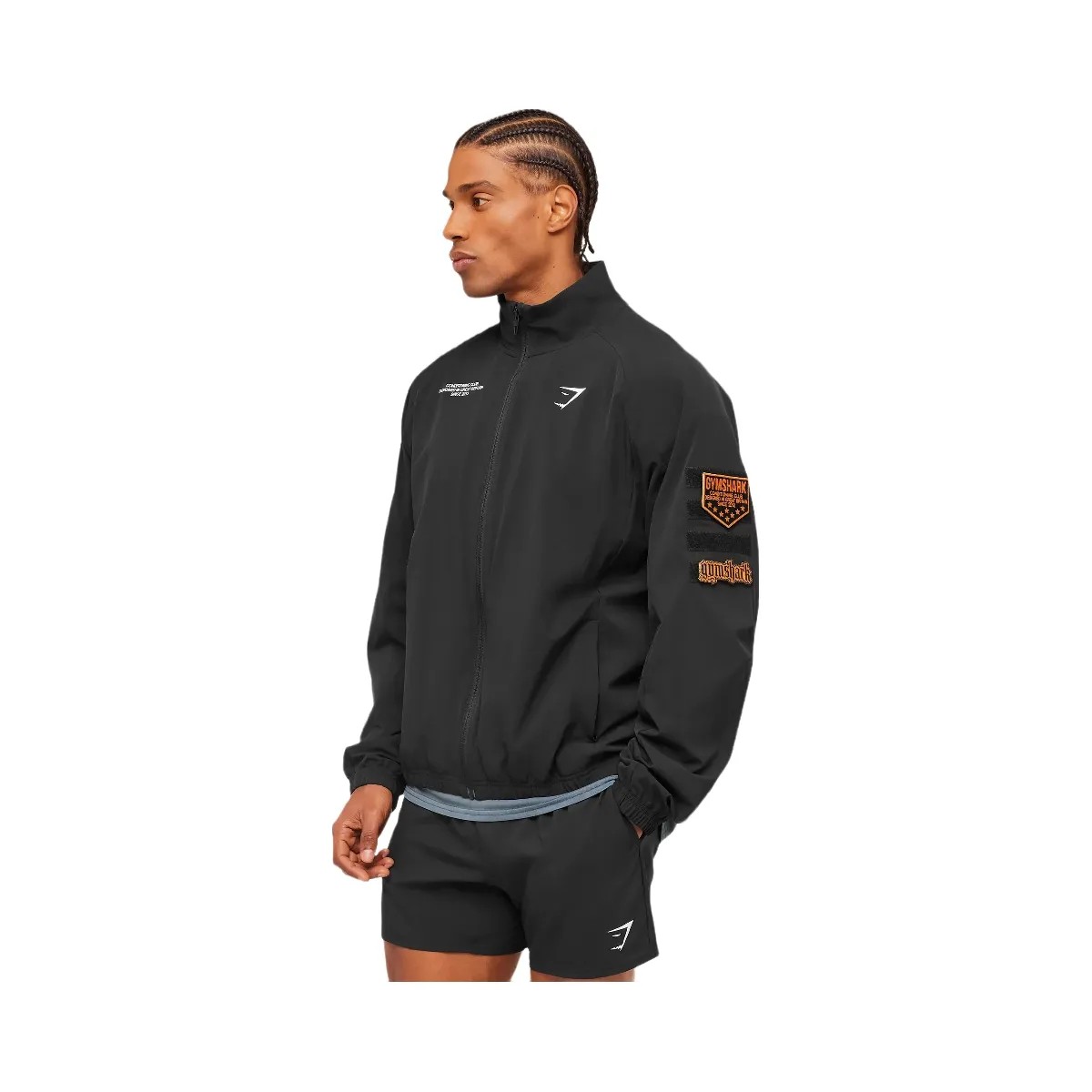 Gymshark Conditioning Club Track Patch Jacket "Black" - HypeFly India View 1