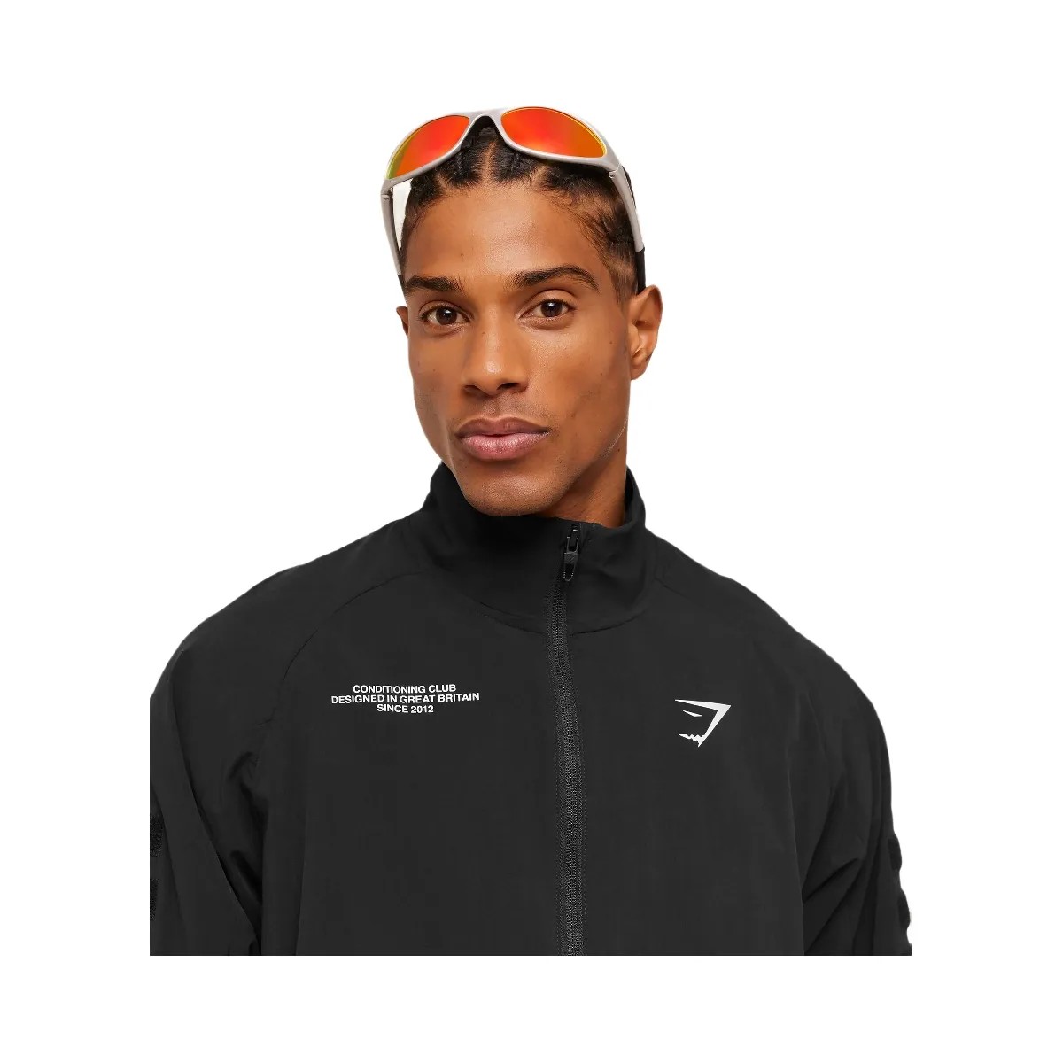 Gymshark Conditioning Club Track Patch Jacket "Black" - HypeFly India View 6