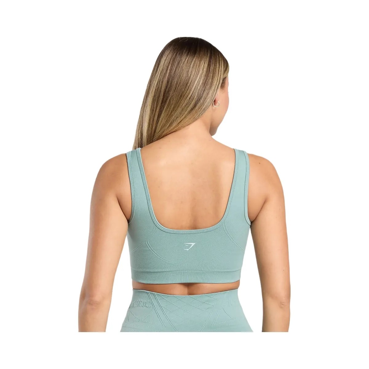 Gymshark Corset Seamless Sports Bra "Celeste Blue" - HypeFly India View 2