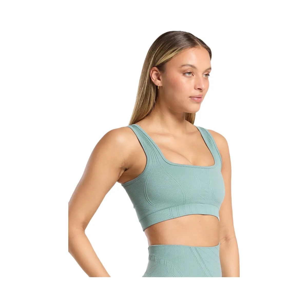 Gymshark Corset Seamless Sports Bra "Celeste Blue" - HypeFly India View 5
