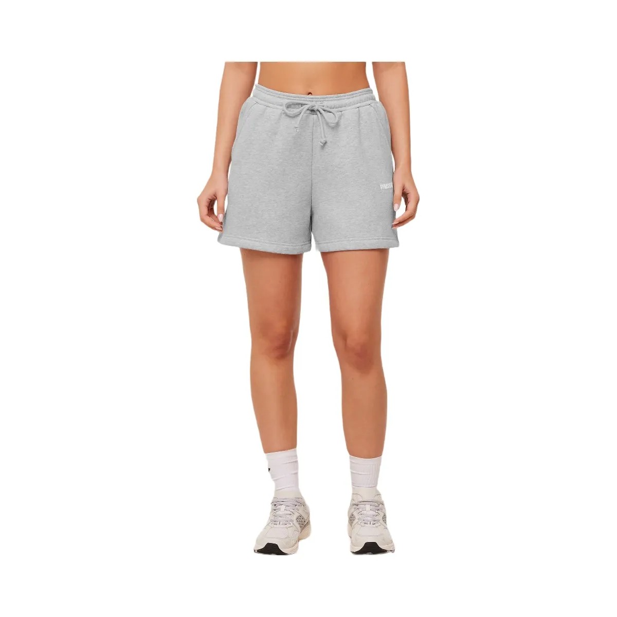 Gymshark Cosy Luxe Shorts "Bros Soft Grey Marl" - HypeFly India View 1