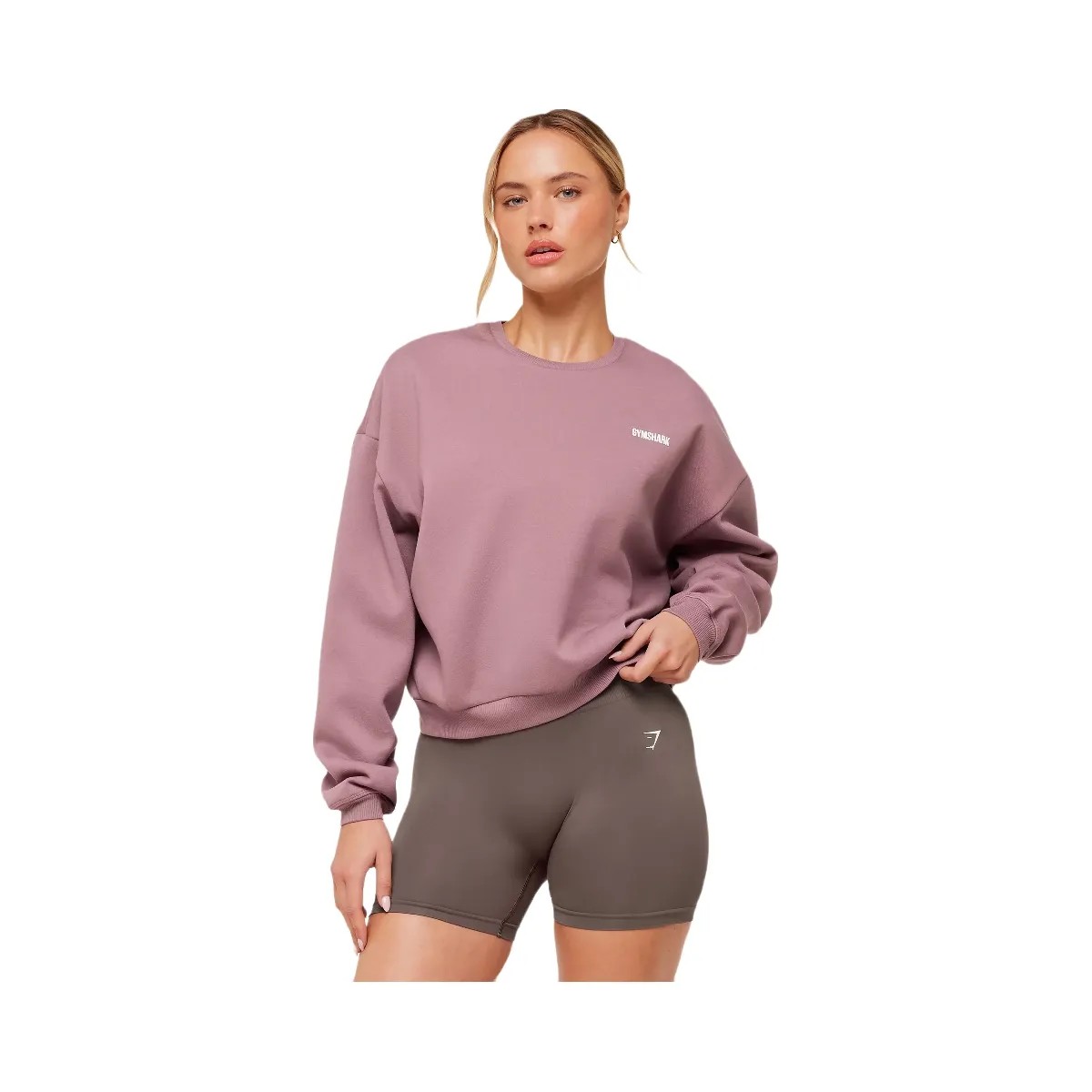 Gymshark Cosy Luxe Sweatshirt "Calm Pink" - HypeFly India View 1
