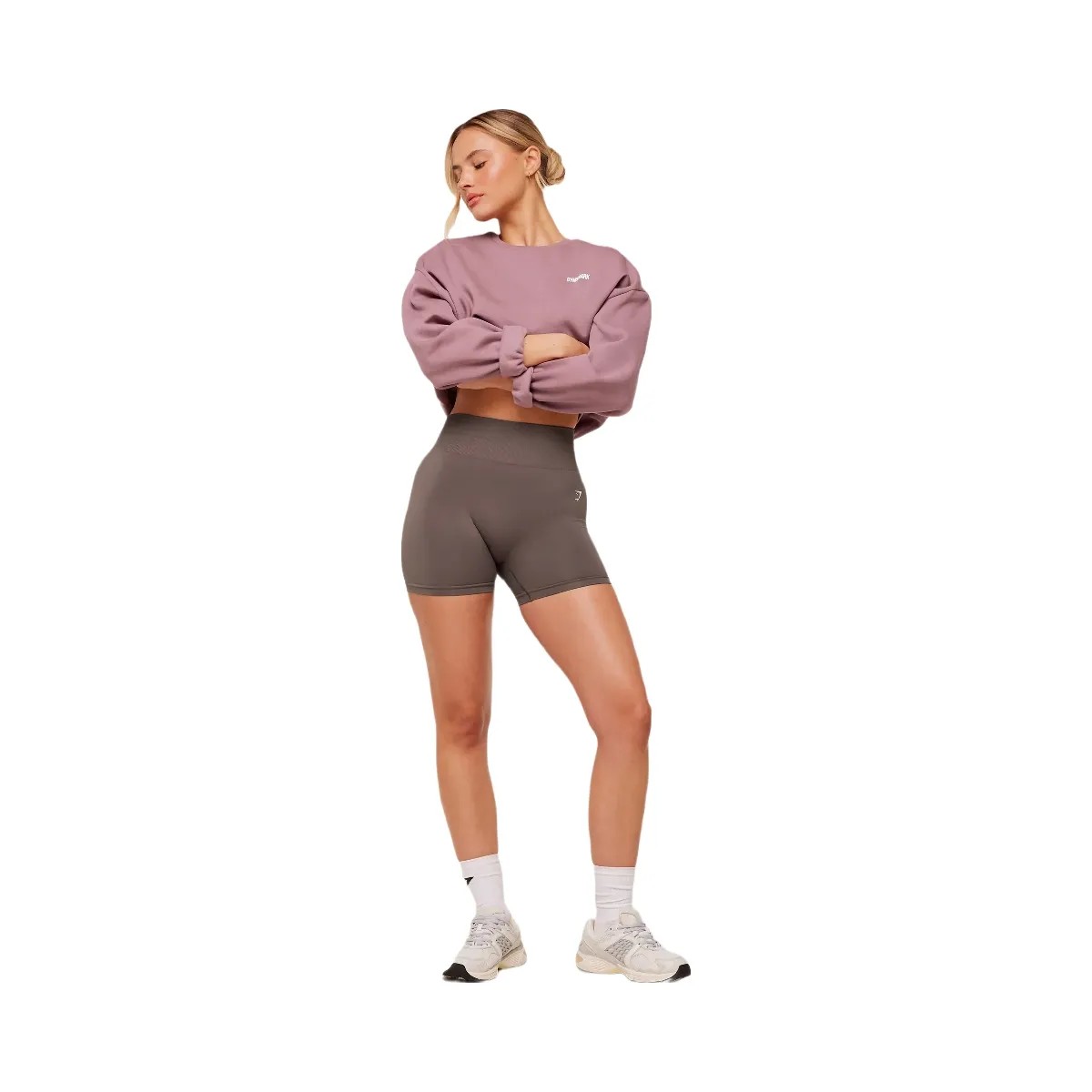 Gymshark Cosy Luxe Sweatshirt "Calm Pink" - HypeFly India View 4