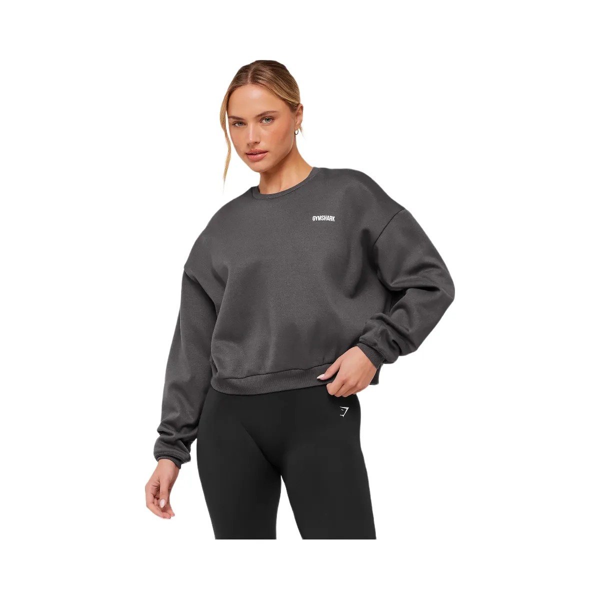 Gymshark Cosy Luxe Sweatshirt "Grey" - HypeFly India View 1