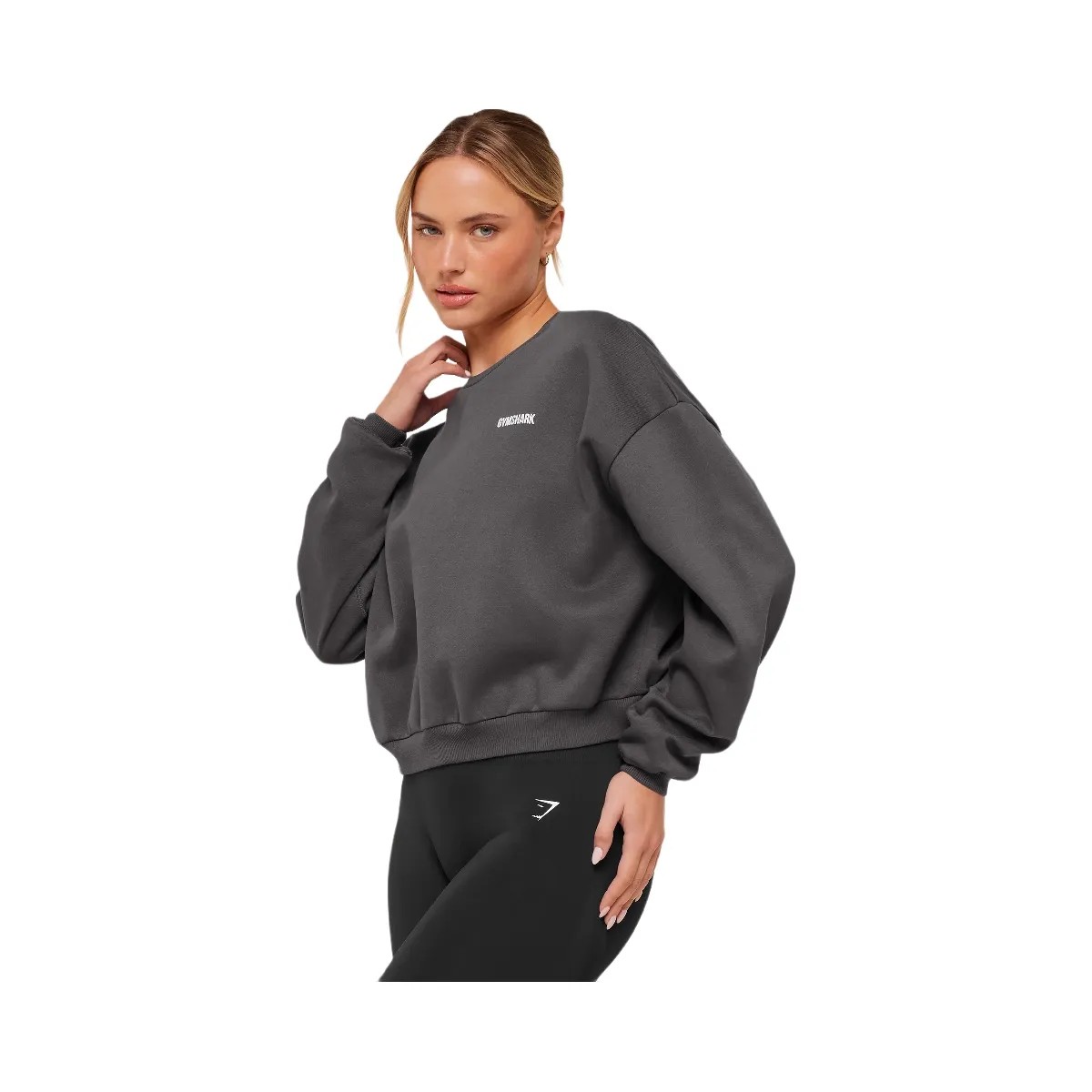 Gymshark Cosy Luxe Sweatshirt "Grey" - HypeFly India View 3